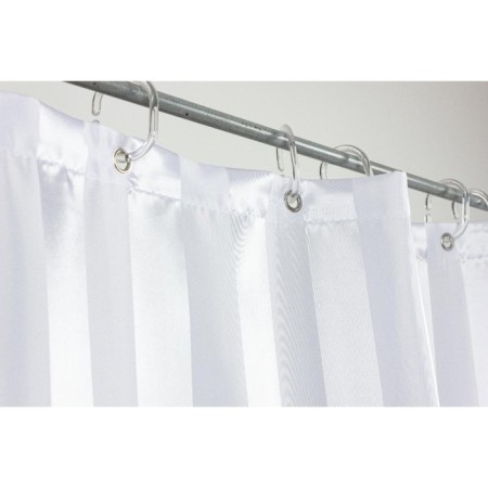 Rigone bathroom curtains, 180 x 200 cm, white color-5