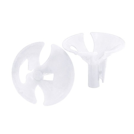 Holder-capture for balls, d = 5 mm, set 100 pcs., White color
