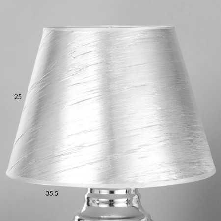 Astori table lamp E27 40W silver 31x31x50 cm Risalux-3