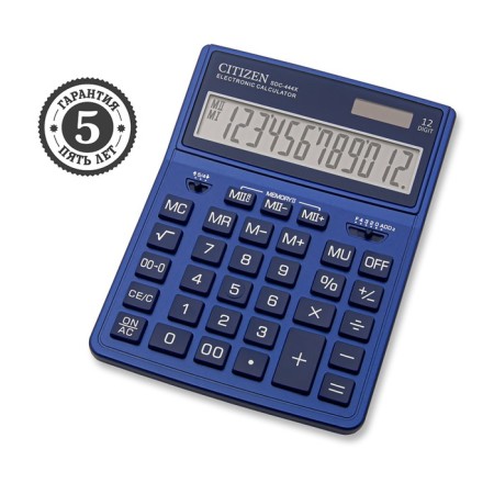 CITIZEN CITIZEN "SDC-444XRNVE", 12-bit, 155 x 204 x 33 mm, double power, dark blue