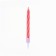 Candles for the cake Undigilated "on your birthday", pink, 10 pcs.