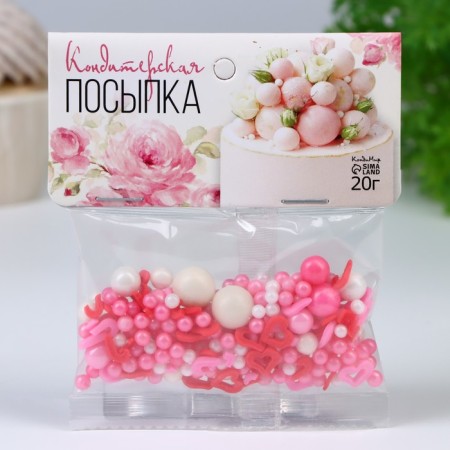 Confectionery Sprinking "Tender Feelings", 20 g-1