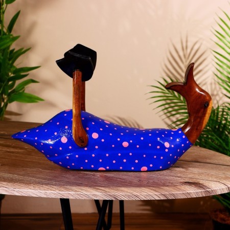 Stand for the bottle "Duck in the blue" tree 30x20x25 cm-1