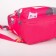 Baby backpack with zipper, external pocket, reflective strip, pink color