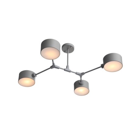 Ceiling EVOLUCE lamp. Sle183702-04. Gemento. 4x60 watts, E14, 68x71.5x32 cm, color gray color-5