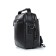 28422 Male bag, 21x17.5x6.5 cm, senior skin, black