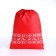 New Year's bag on the lace, the color of the red
