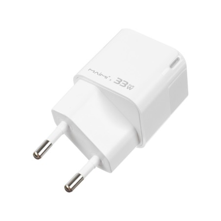 Network charger MAIMI C108, USB, Type-C, 33 W, PD, White-2