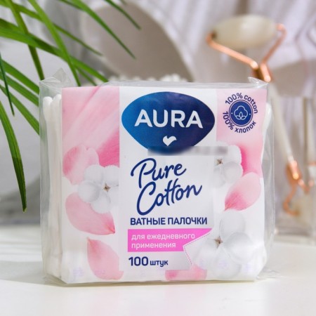 Aura Beauty Cotton Buds, 100 pcs.