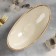 Ceramic sapphire salad, 25 × 13 × 8 cm, beige color
