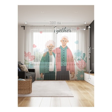 Photo "Forever Together", size 145x265 cm, 2 pcs-1