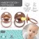 Nipple set - classic dummy 2 pcs, latex, for children with low weight