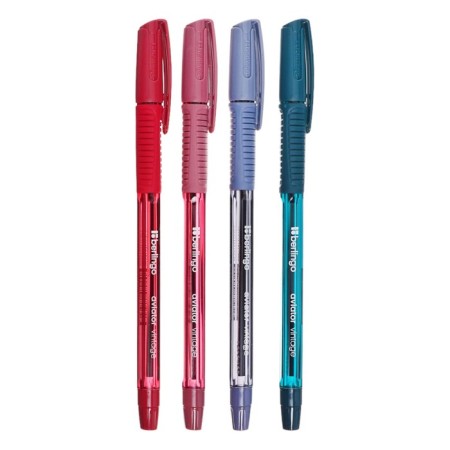 Ballpoint handle Berlingo "Aviator Vintage" Blue, 0.7mm, flu, Mix case-4