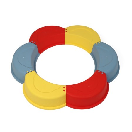 Sandbector is a nursery plastic, without a cover, 147 × 147 × 18 cm, mix, "chamomile"-8