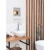 Tokyo bathroom set, white marble color