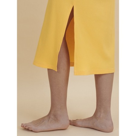 Female dress, size Xs, yellow color-5