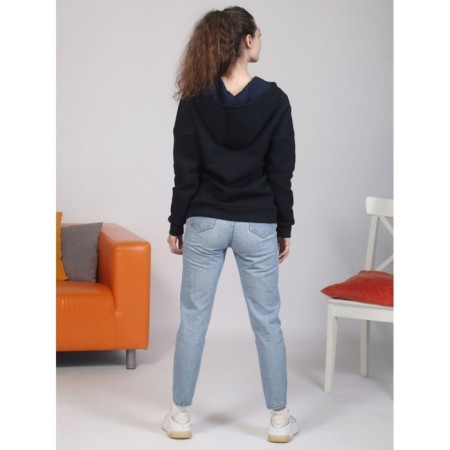 Female Hoods Dizzy, size 56, dark blue color-3