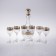 Mini-bar 7 objects ring, engraving 500/50 ml