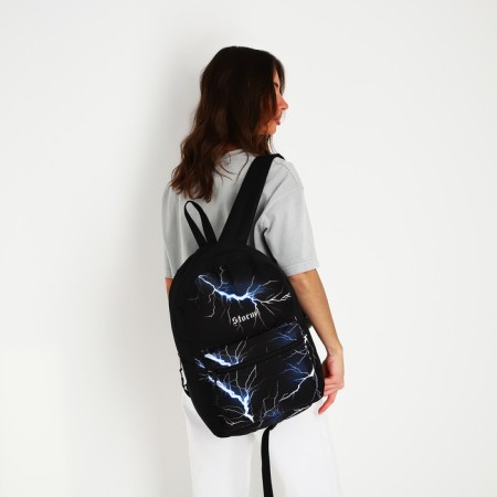 Backpack School Youth Storm, 29x12x37, Lightning Department, N/Pocket, Black-7