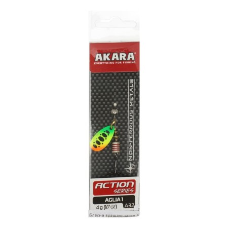 Spinning spinning Akara Action Series Aglia 1, 4 g, color A32-1