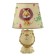 Board lamp "Leo" E14 15W brown 18x18x28 cm Risalux