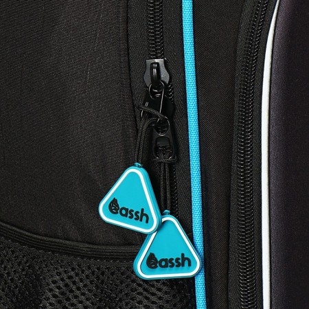School backpack 37 x 28 x 13 cm, ergonomic back, Across 557, blue CS23-557-2-10