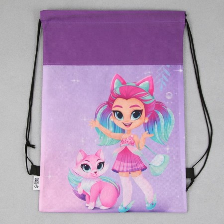 Back for shoes "Magic girl with a pet" non -core canvas, size 30 x 40 cm-1