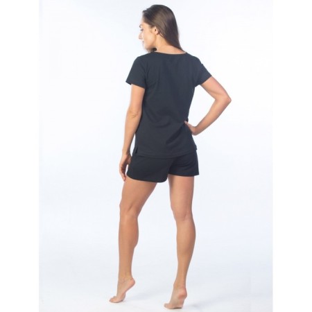 Female suit, size 46, black color-3