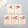 Cardboard "Airplanes" set 10 pcs (5 types) 4x6 cm