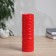 VAZ Coramics Table "Thiago" waves pipe, 18x5.5 cm, red
