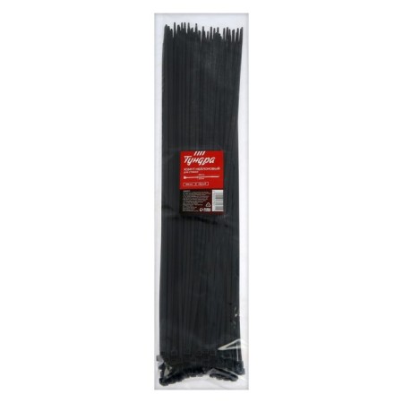 Nylon clamp for screed, tundra, 3.6x400 mm, black, 100 pcs-4