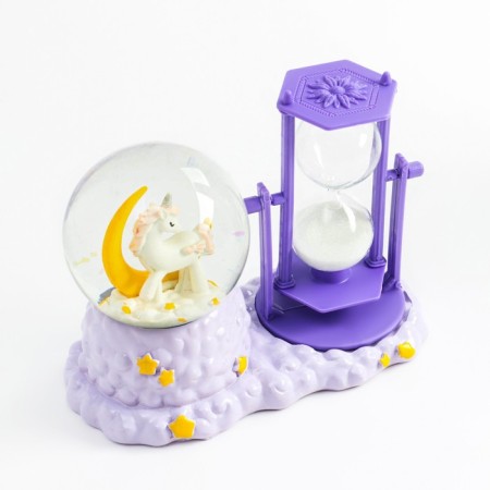 Sanding clock "Unicorn", souvenir, with backlight, 17 x 8.6 x 13 cm, mix-2