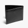 Artificial leather wallet "President", 12 x 10 cm, black