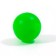 Feeder bead Namazu Soft Beads, PVC, D = 6 mm, round, dark green 20 pcs.