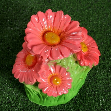 Garden figure "Bouquet Herber" pink 18x20cm-1