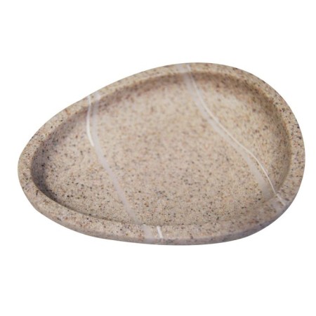 Little Rock soap dish, beige color