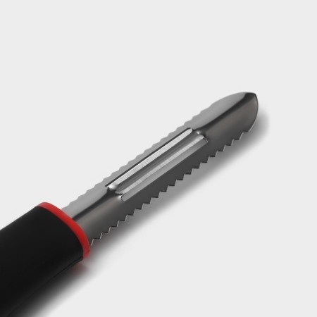 Digma, 21 cm, stainless steel, black color, red, red-4