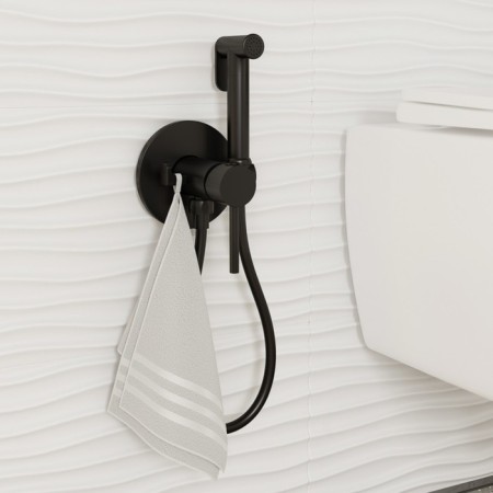 Lake for bidet IDDIS 020BBLGI20, 113 x 24, rounded, brass, black-5