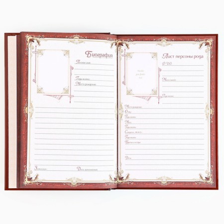 Gift set of a genealogy book in the box "Every day"-18