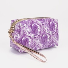 Lightning cosmetic bag, purple color