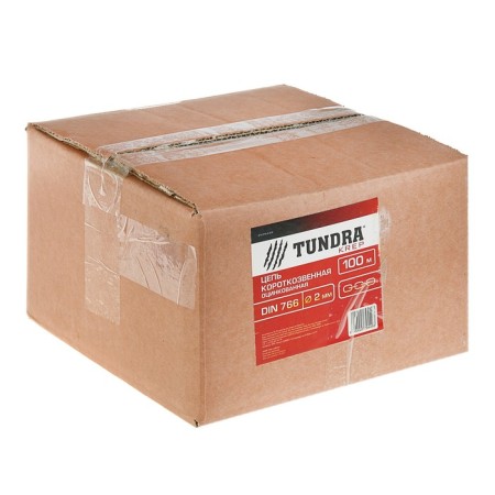 Crime -beam tundra chain Krep, Din766, diameter 2 mm, welded, galvanized, 100 m-1