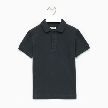 T -shirt (Polo) Children's Minaku: Basic Line Graphite Color, Height 122-5
