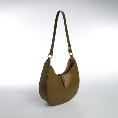 Female bag Textura, cosmetic bag, average size, khaki color-4