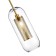 Sconces st. SL1048.301.01. Gerrit. 1x40 W, E14, 15x60 cm, brass color