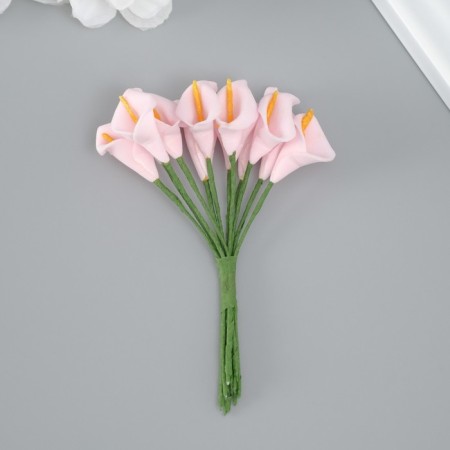 Decorative flower for the creativity "Calla" pink