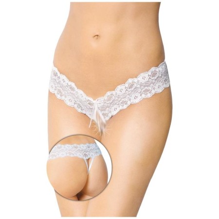 Panties with access Softline Collection, white color, size m/l