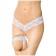 Panties with access Softline Collection, white color, size m/l