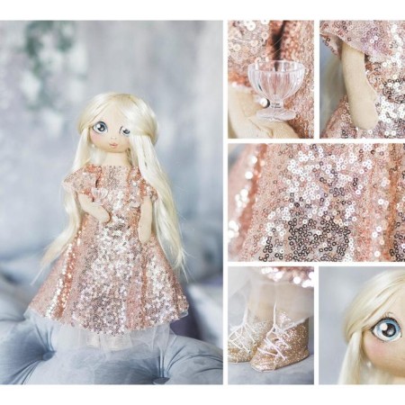 Sewing kit. Interior doll "Nicole", 30 cm-5
