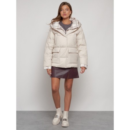 Winter jacket, size 52, beige color