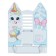 Book stand 21 x 20.5 x 16.5 cm "Cat", Metal, mix